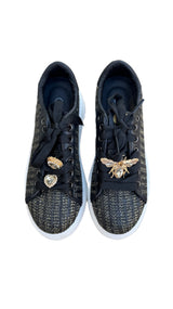Sneackers nera gioiello FEDERICA BI