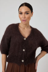 Cardigan mohair FEDERICA BI