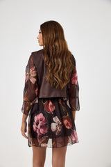 Gilet moro in eco camoscio FEDERICA BI
