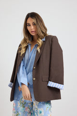 Camicia azzurra laccetti FEDERICA BI