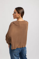 Maglia in Jersey e pizzo FEDERICA BI (due colori)