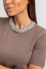 Maglia collo gioiello FEDERICA BI (piu’ colori)