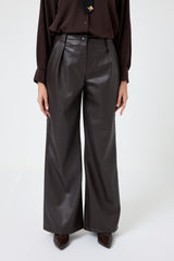 Pantalone moro in similpelle FEDERICA BI