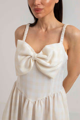 Abito FIOCCO beige (capsule DREAM) FEDERICA BI
