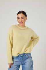 Maglia cristalli manica lunga FEDERICA BI