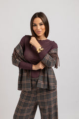 Tailleur tartan FEDERICA BI