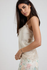 Top in raso e pizzo FEDERICA BI