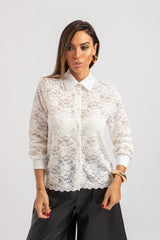 Camicia bianca in pizzo FEDERICA BI