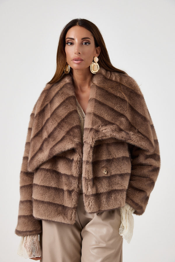 Ecovisone taupe FEDERICA BI