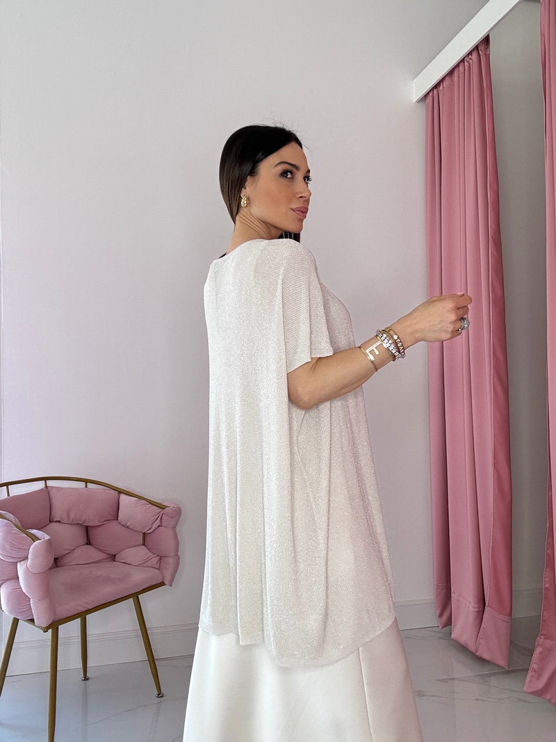 Cardigan in viscosa lurex FEDERICA BI ( vari colori )