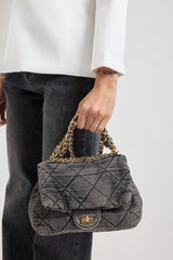 Borsa in denim matelasse FEDERICA BI