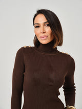 Maglia bottoni oro FEDERICA BI ( vari colori )