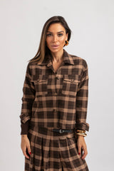 Giacca tartan FEDERICA BI