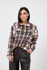 Camicia felpata tartan FEDERICA BI ( due colori )