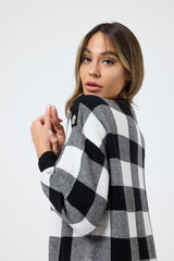 Abito tartan in maglia FEDERICA BI ( due colori )