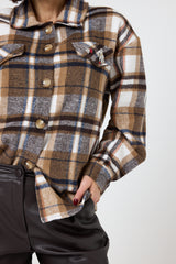 Camicia felpata tartan FEDERICA BI ( due colori )