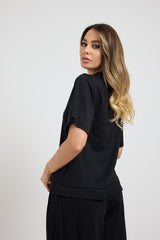 SET tuta leggera nero FEDERICA BI