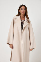 Cappotto beige cachemire e lana FEDERICA BI