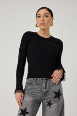 Maglia profili pizzo FEDERICA BI