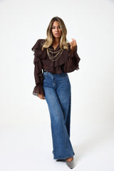 Denim jeans a palazzo FEDERICA BI