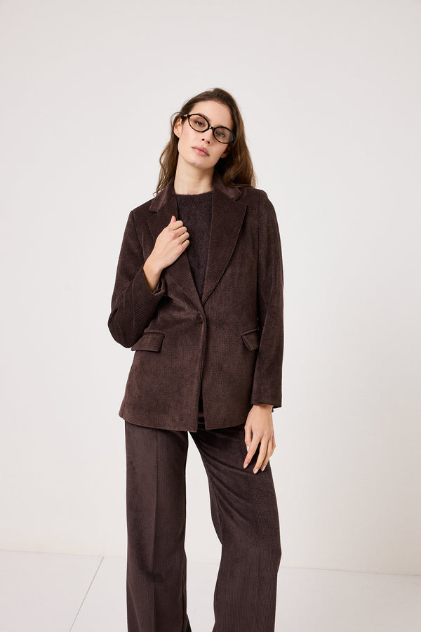 Tailleur in velluto FEDERICA BI ( tre colori )