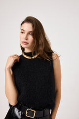 Gilet kid mohair ( vari colori ) FEDERICA BI