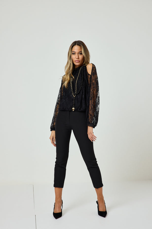 Pantalone nero FEDERICA BI