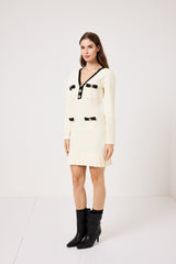 Abito elegante bottoni oro FEDERICA BI