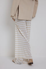 Pantalone riga beige FEDERICA BI