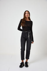 Denim nero charms cuore 🖤 FEDERICA BI