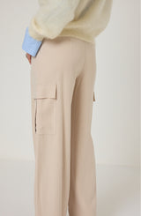 Pantalone cargo beige FEDERICA BI