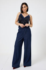 Denim blu caramella FEDERICA BI