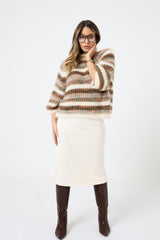 Gonna tubino in velluto FEDERICA BI