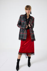 Gonna in velluto e pizzo FEDERICA BI ( più colori )