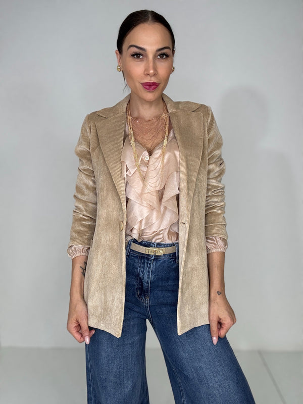 Blazer in velluto FEDERICA BI