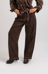 Denim jeans cioccolato FEDERICA BI