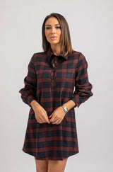 Abito tartan FEDERICA BI