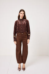 Pantalone in ecosuede FEDERICA BI