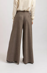 Pantalone tortora palazzo FEDERICA BI