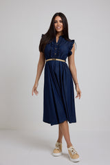 Abito in denim blu FEDERICA BI