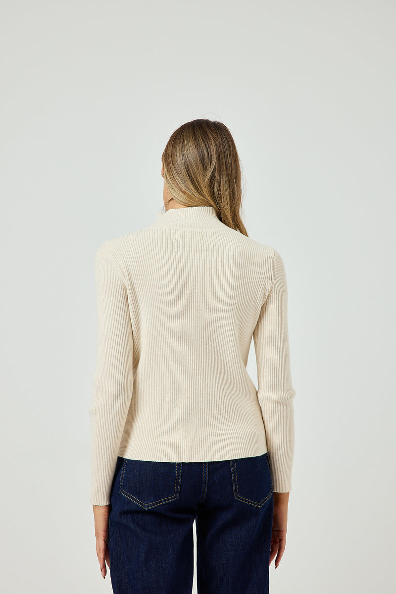 Cardigan zip FEDERICA BI ( vari colori )