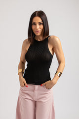 Top canotta in maglina FEDERICA BI