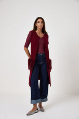 Denim blu risvolto FEDERICA BI
