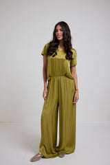 Pantalone morbido in seta FEDERICA BI (piu’ colori)