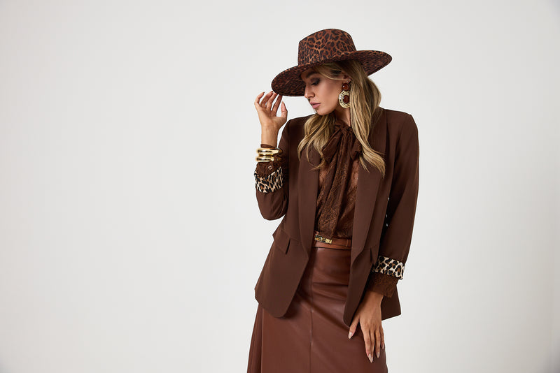 Blazer marrone FEDERICA BI
