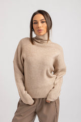 Maglia beige AURORA BY FEDERICA BI