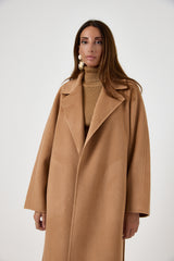 Cappotto camel cachemire e lana FEDERICA BI