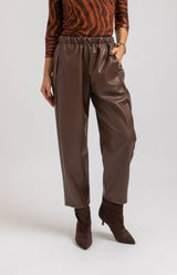 Pantalone in ecopelle glace’ FEDERICA BI