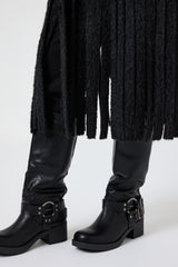 Anfibio nero borchiette FEDERICA BI