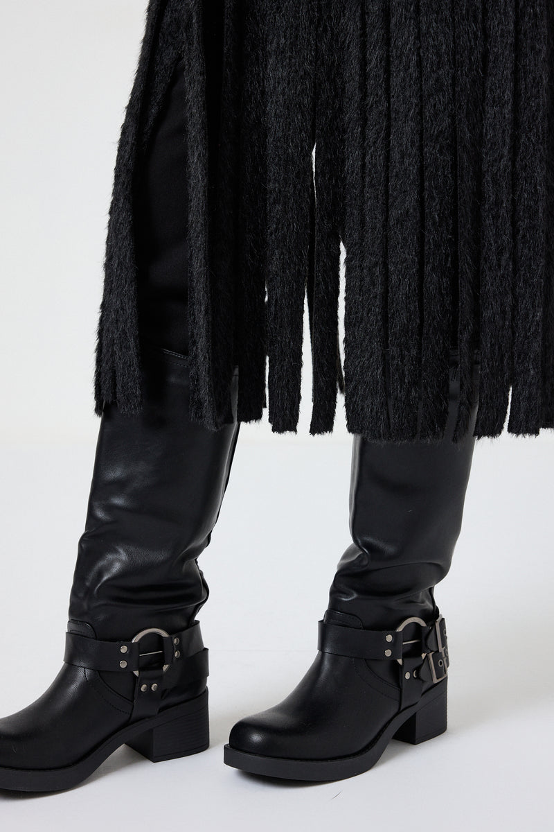 Anfibio nero borchiette FEDERICA BI